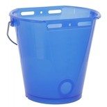 KERBL kbelík napájecí plastový, transparentní, barevný, modrá