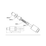 Napáječka korytová Mono, vnitřní závit, 1/2", nerez pro selata a výkrm