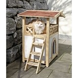 Pelíšek - zateplená bouda pro kočky TYROL ALPIN,88x57x77cm