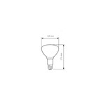 Infražárovka Philips 250 W, červená