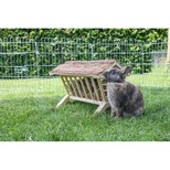 Jesle na seno se stříškou velké, dřevěné, 45 cm
