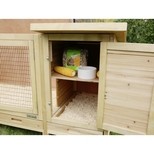 Králíkárna Hutch XXL Vario - kotec pro králíky, 155 x 76 x 80 cm