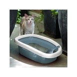 Toaleta pro kočky Sprint 10 - kočičí WC, 31 x 43 x 14 cm, šedá