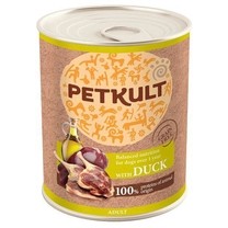PETKULT dog konz. ADULT, duck 800g
