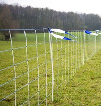 Síť pro ovce, proti vlkům WolfNet Vario, výška sítě 108 cm, délka 50 m, dvojitý hrot