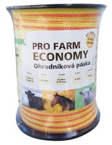 Páska, 10mm, PRO FARM ECONOMY, žlutooranž, 4x0,16 Niro