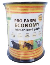 Páska, 10mm, PRO FARM ECONOMY, žlutooranž, 4x0,16 Niro