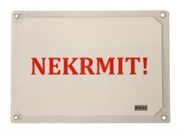 Tabulka výstražná "NEKRMIT" lesk