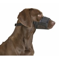 Ochranný nylonový náhubek pro psy, 22-30 cm * 11,0 cm, černý