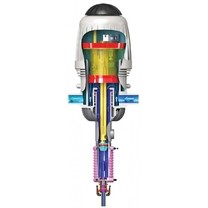 Medikátor MixRite, vnitřní bypass, PVDF model, 0,3 - 2%