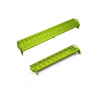Krmítko pro slepice žlabové plast, zelené 15x50cm