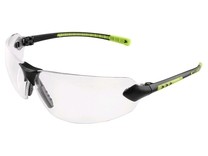 Brýle CXS Fossa, černo-zelené, čirý zorník