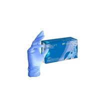 Rukavice nitrilové GLOVELY, AQL 0.65, modré, délka 24 cm, L