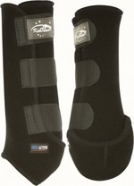 Chrániče neoprenové Velcro přední černé