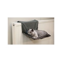 Odpočívadlo pro kočky na topení PARADIES, 45 x 30 cm / šedá