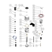 Náhradní díly k medikátoru mixrite, PVDF model, Těsnění 101 mm