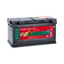 Baterie dobíjecí AGM premium pro ohradníkový zdroj, pomalu se vybíjející, 110 Ah