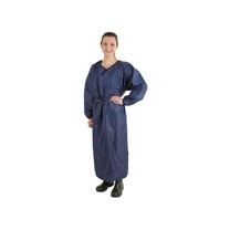 Zástěra na dojení Apron s rukávy, modrá, XL