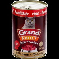 GRAND SuperPremium pro kočku, hovězí - 405g