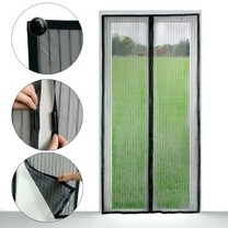 síť proti hmyzu 218x96cm do dveří,magnetická,černá PE
