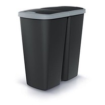 odpadkové koše COMPACTA Q DUO NDAB45 černý