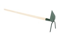okopávačka srdíčko s 2 hroty a násadou 100 cm