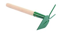 okopávačka srdcová  s násadou 27 cm, 2 hroty
