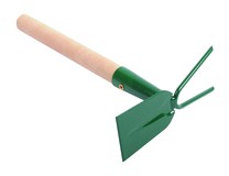 okopávačka s ostřím a s 2 hroty s násadou 27 cm