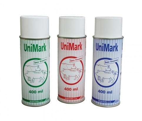 Sprej značkovací UNIMARK modrý / 400ml