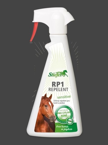 Repelent RP1 Sensitive - Sprej bez alkoholu pro koně s citlivou kůží