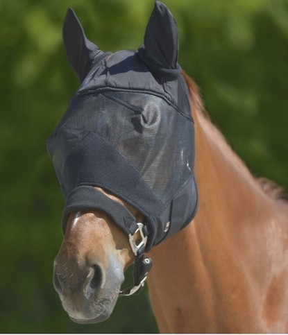 Maska proti hmyzu Premium UV ochrana Pony černá