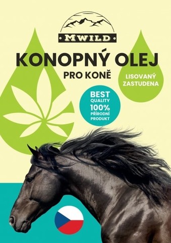 Konopný olej pro koně 5l