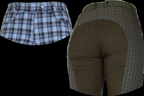 Rajtky celokožený sed káro hnědá/fialová