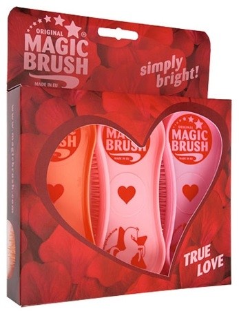 Kartáč plastový na čištění MagicBrush set-3 kusy True Love