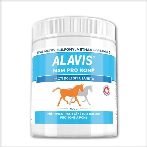 ALAVIS MSM pro koně 600 g + vitamin C