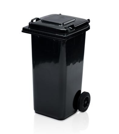 popelnice 120l černá plastová