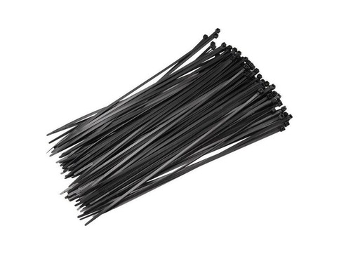 páska zdrhovací 4,8x450 černá  100ks